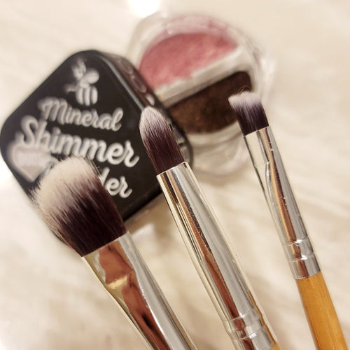 Bamboo Brushes Trio - Eye Shadow and Liner